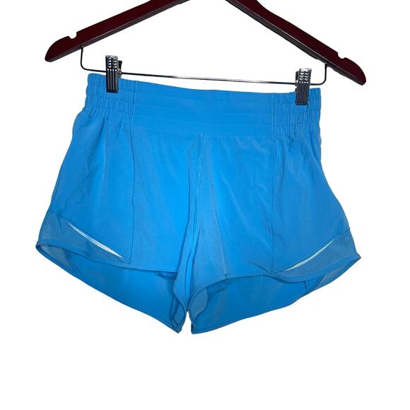 Lululemon Hotty Hot HR Short  4” Size 6 in Kayak Blue - Picture 1 of 4